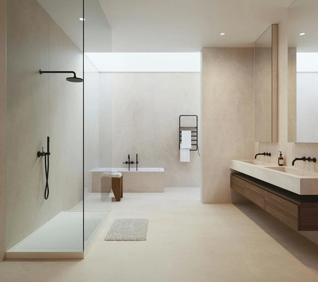 Dekton Akara - ambiance avec revêtement de sol