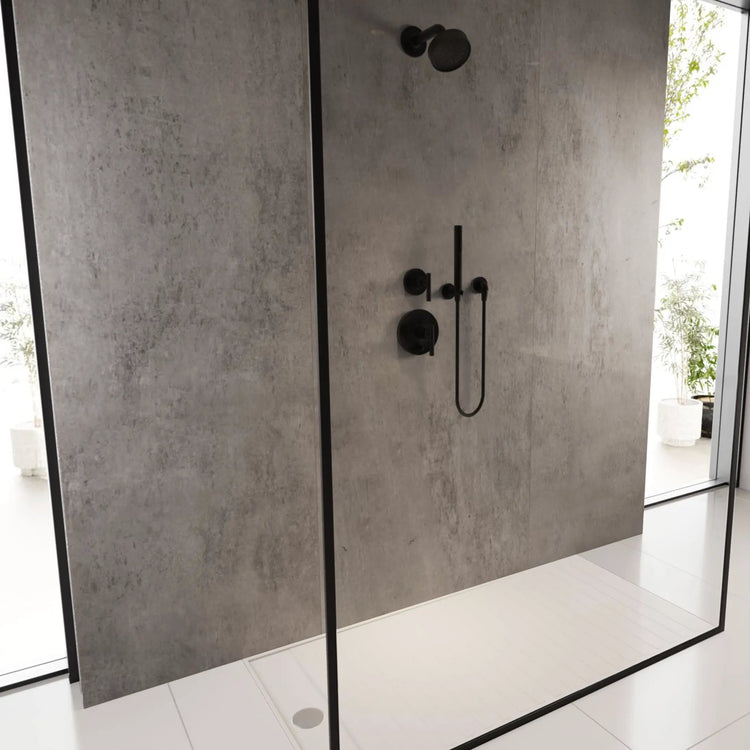 Panneau mural douche Dekton kreta