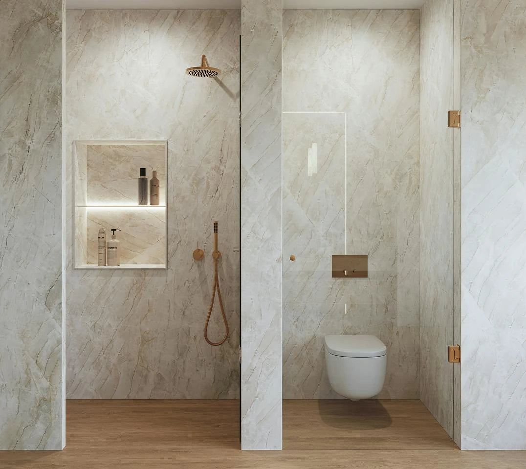 Revêtement mural Dekton Nordal - détail du mur