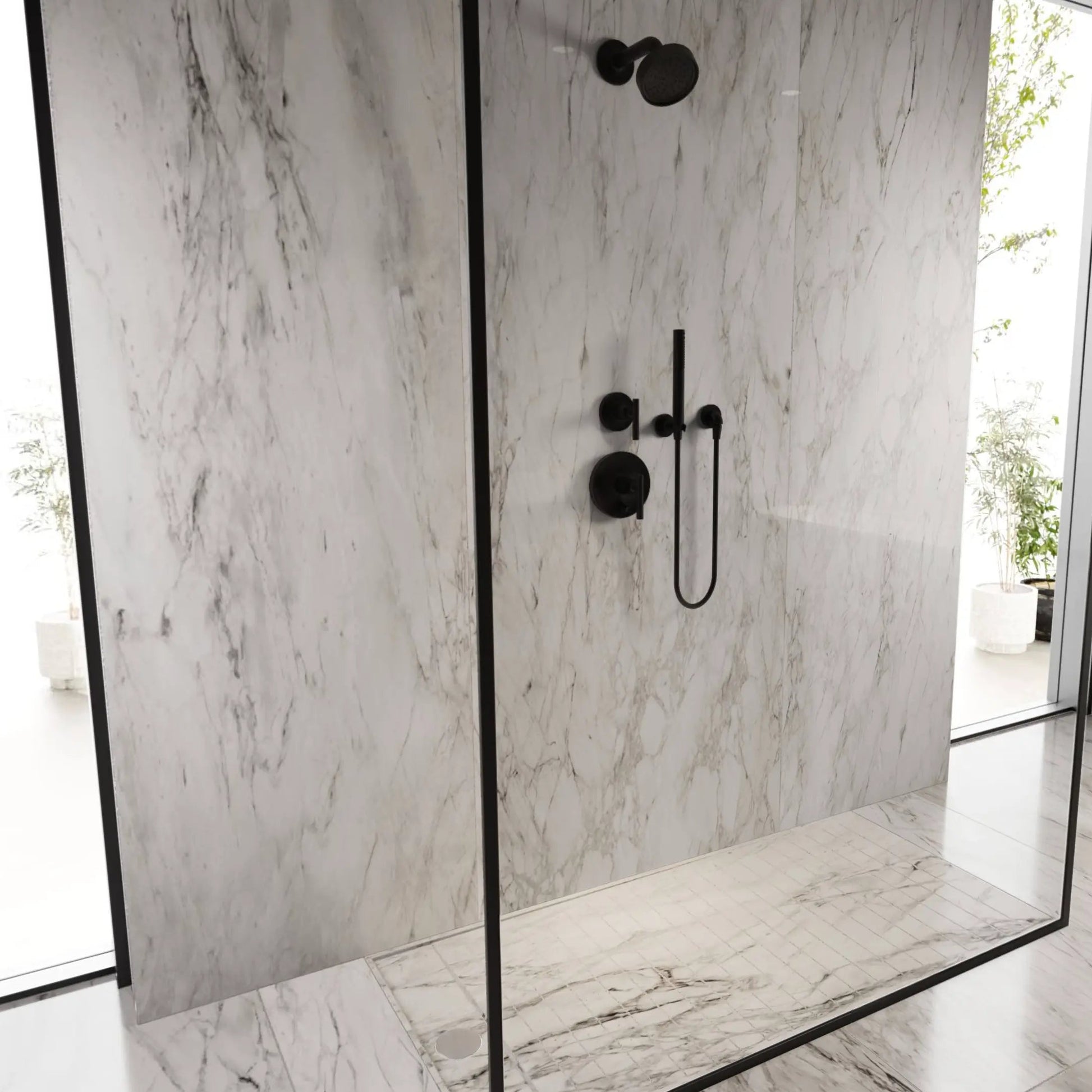 Panneau de douche dekton bergen 