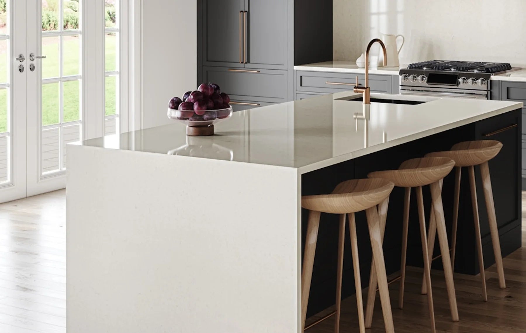 Plan de travail Silestone Linen Cream - cuisine