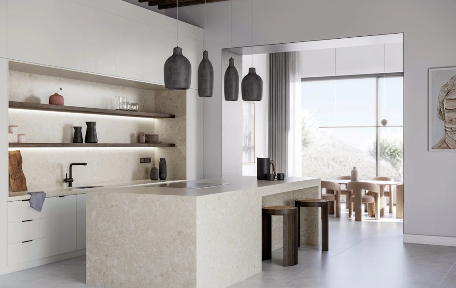 Plan de travail Dekton Ava - cuisine