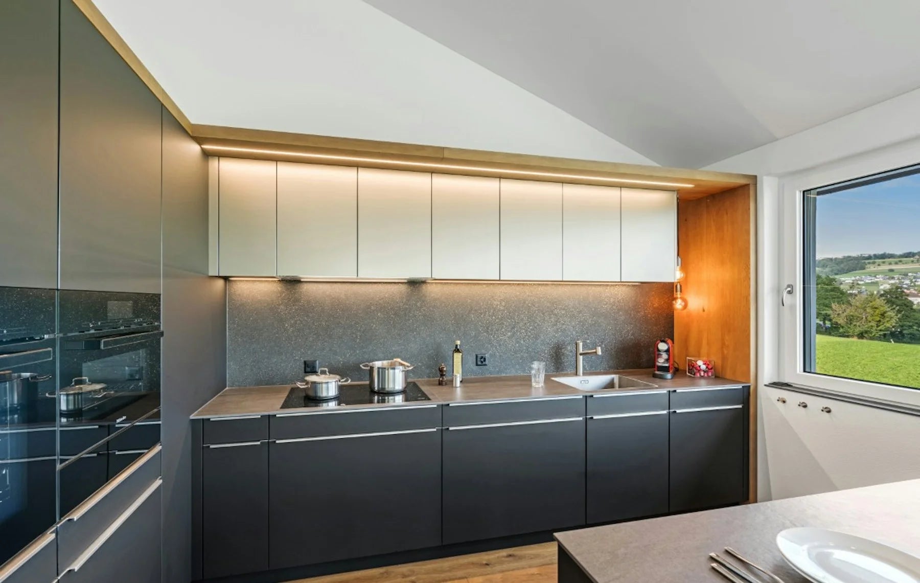 Plan de travail Dekton Bromo - îlot de cuisine
