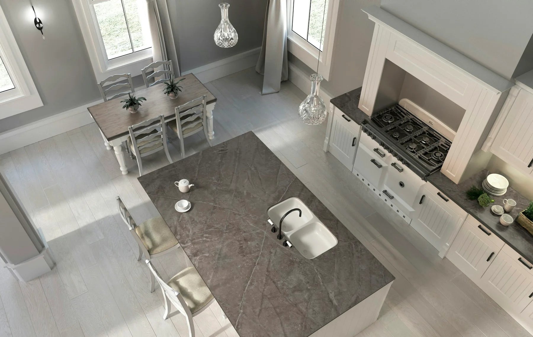 Plan de travail Dekton Kira - îlot de cuisine