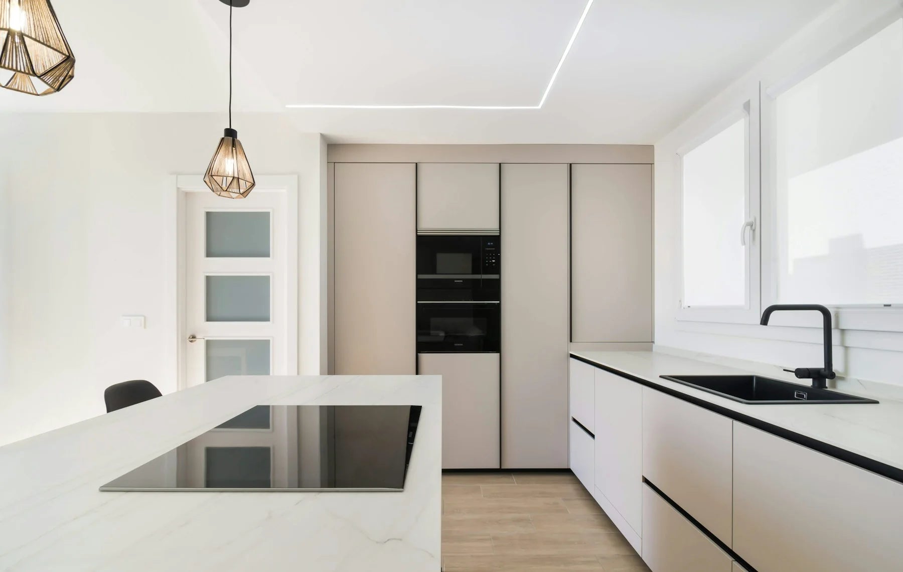 Plan de travail Dekton Neural - îlot de cuisine
