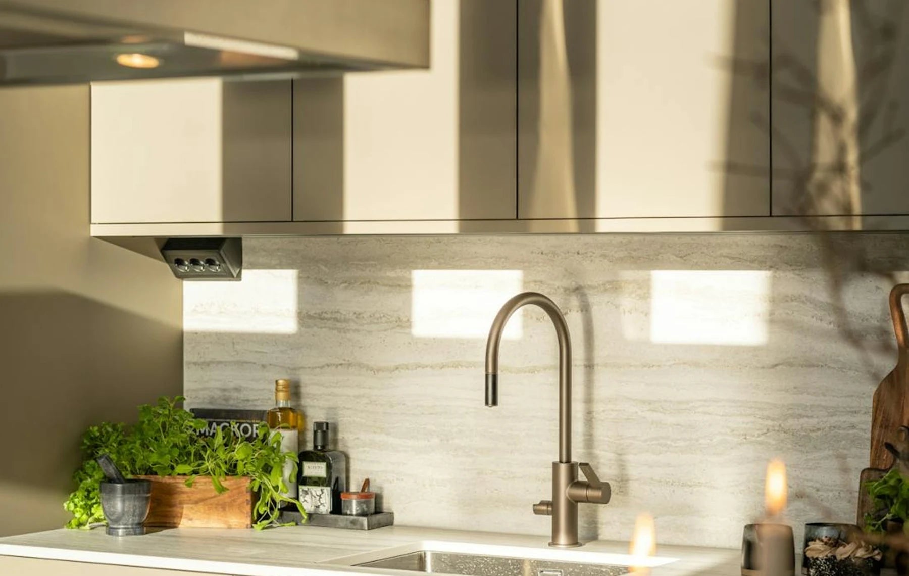 Plan de travail Dekton Trevi - îlot de cuisine