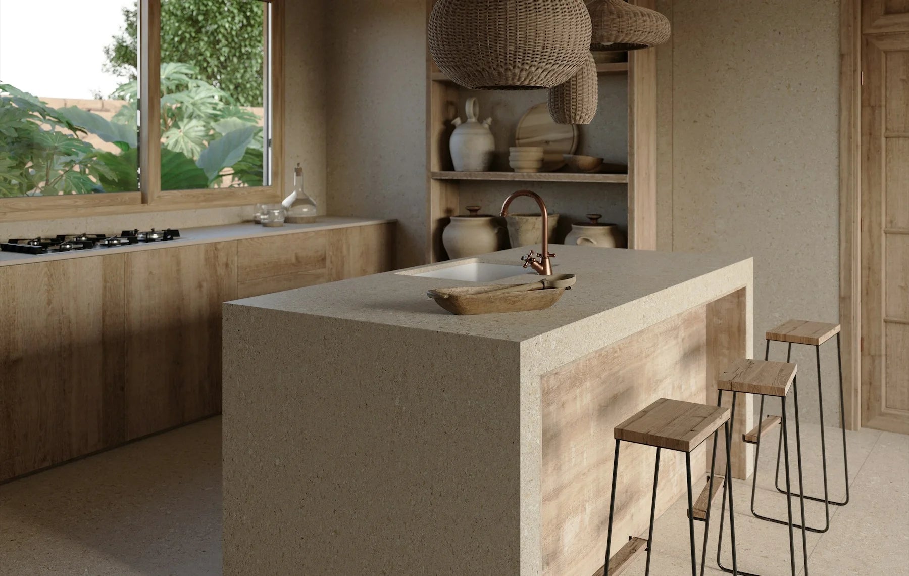 Plan de travail Dekton Vk02 Avorio - cuisine