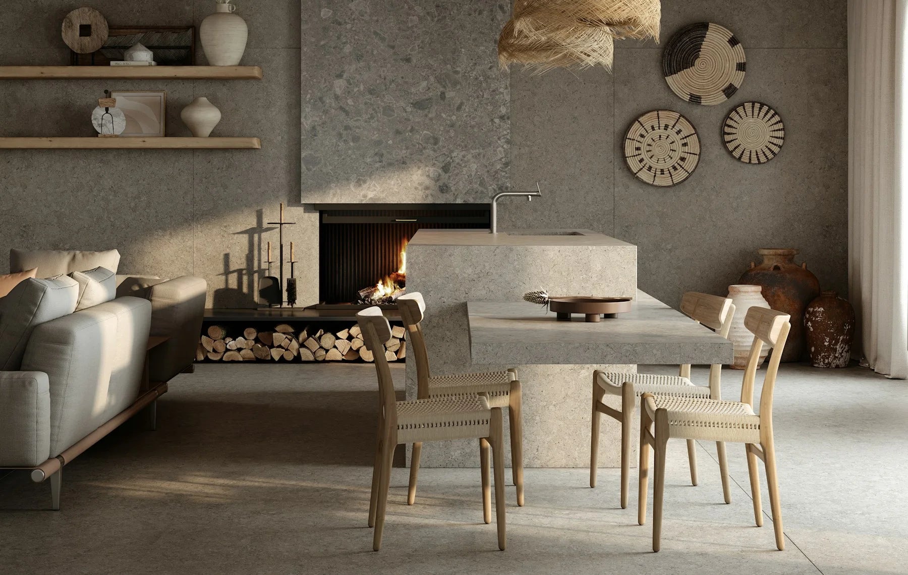 Plan de travail Dekton Vk03 Grigio - cuisine