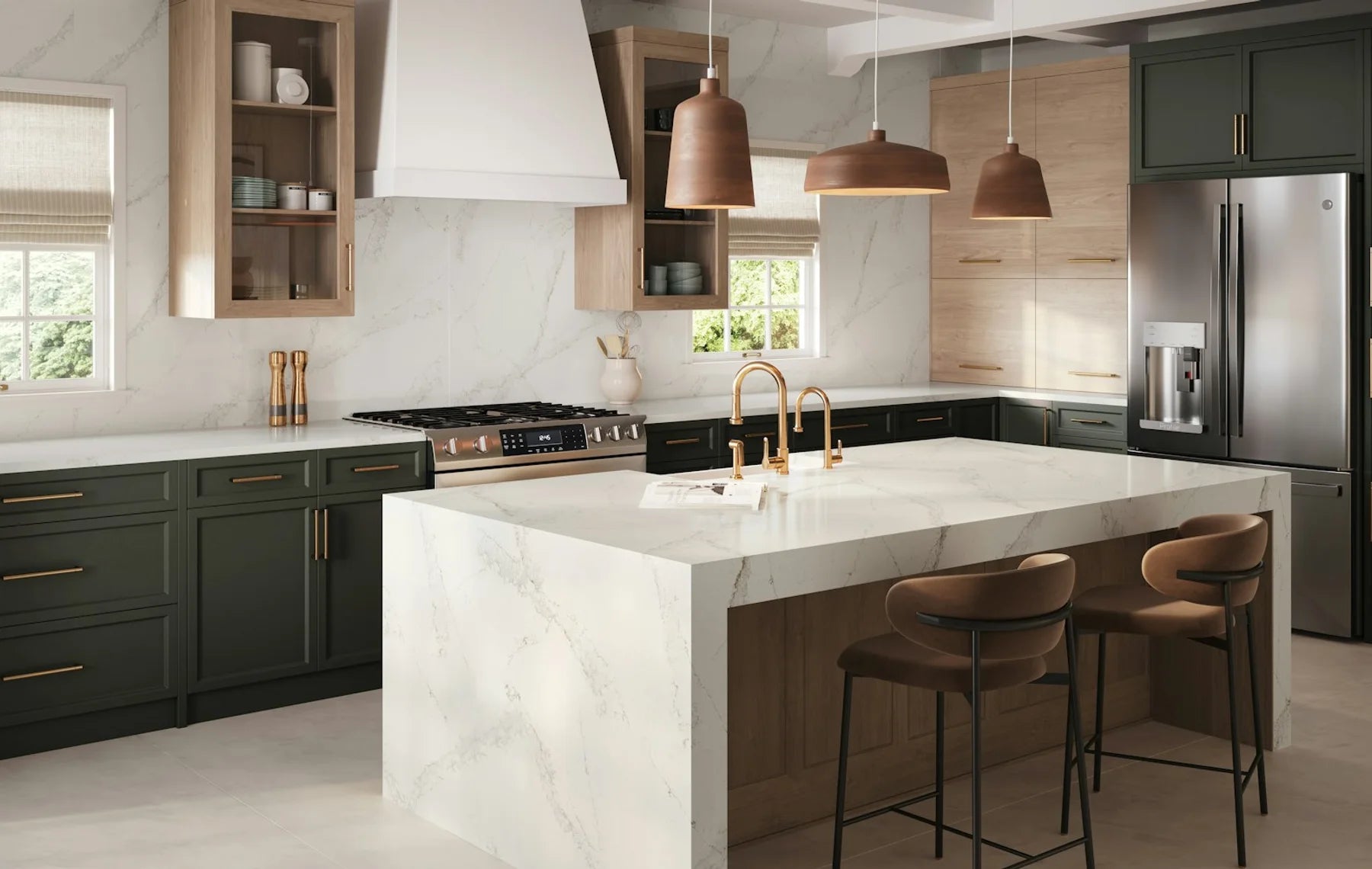 Plan de travail Silestone Bronze Rivers - cuisine