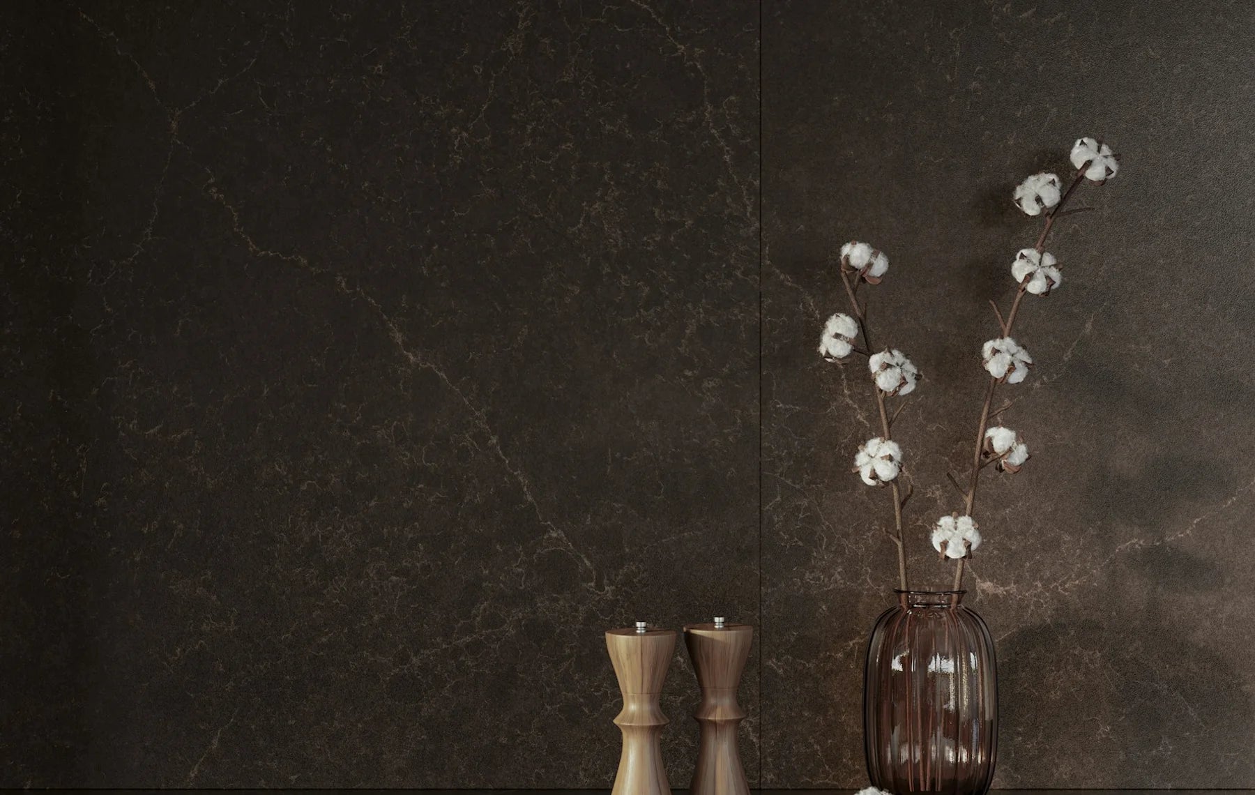 Plan de travail Silestone Château Brown - îlot de cuisine