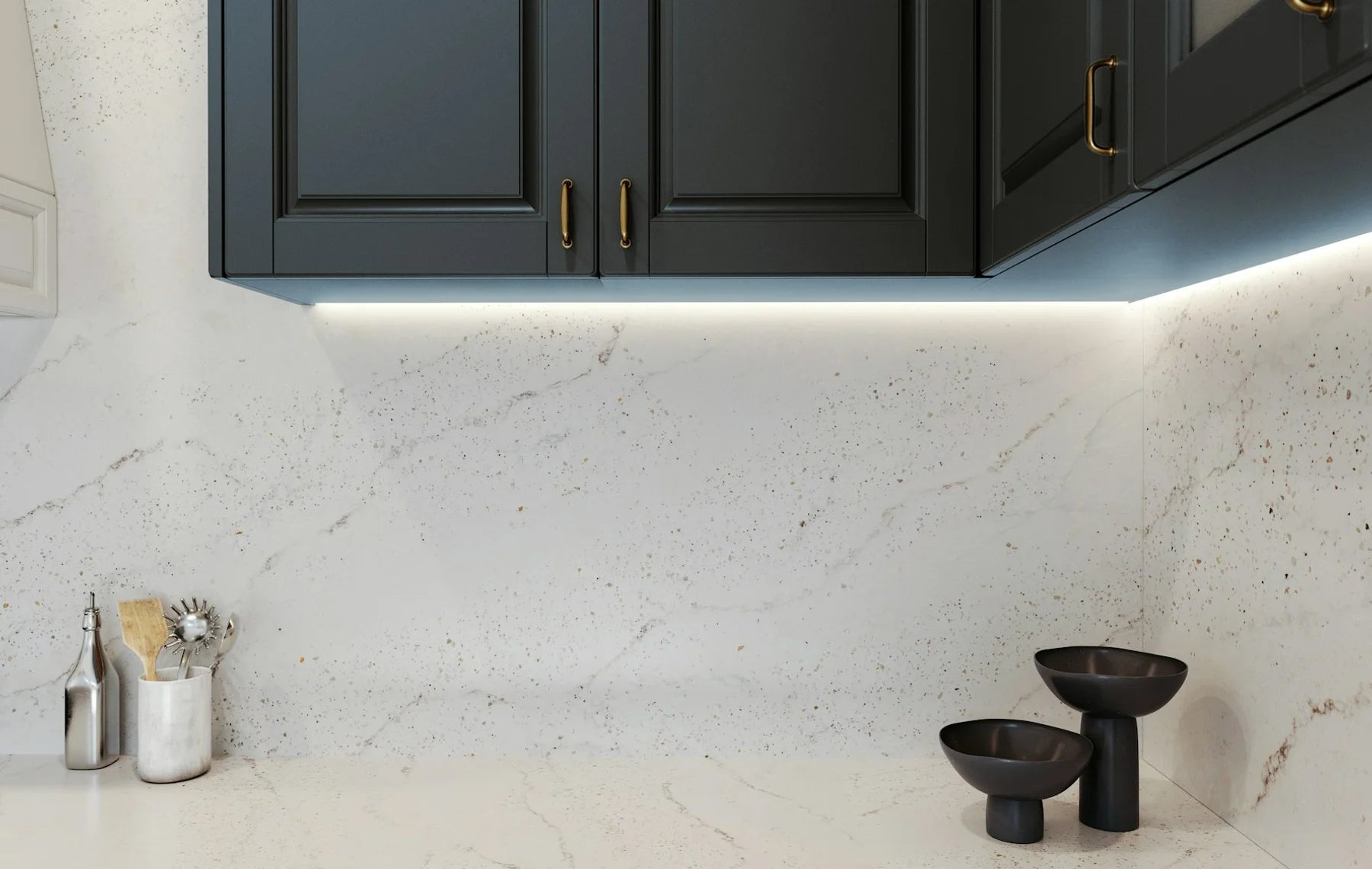 Plan de travail Silestone Eclectic Pearl - cuisine