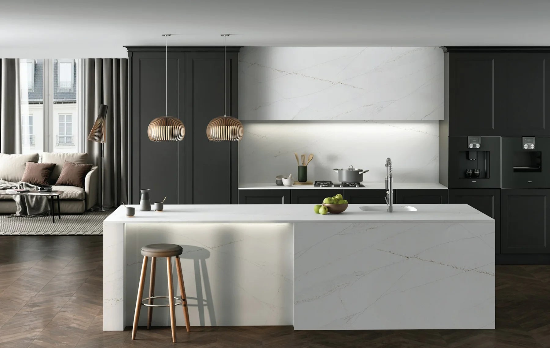 Plan de travail Silestone Ethereal Glow - cuisine