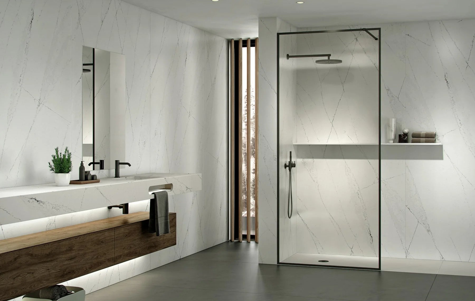 Plan de travail Silestone Ethereal Noctis - îlot de cuisine