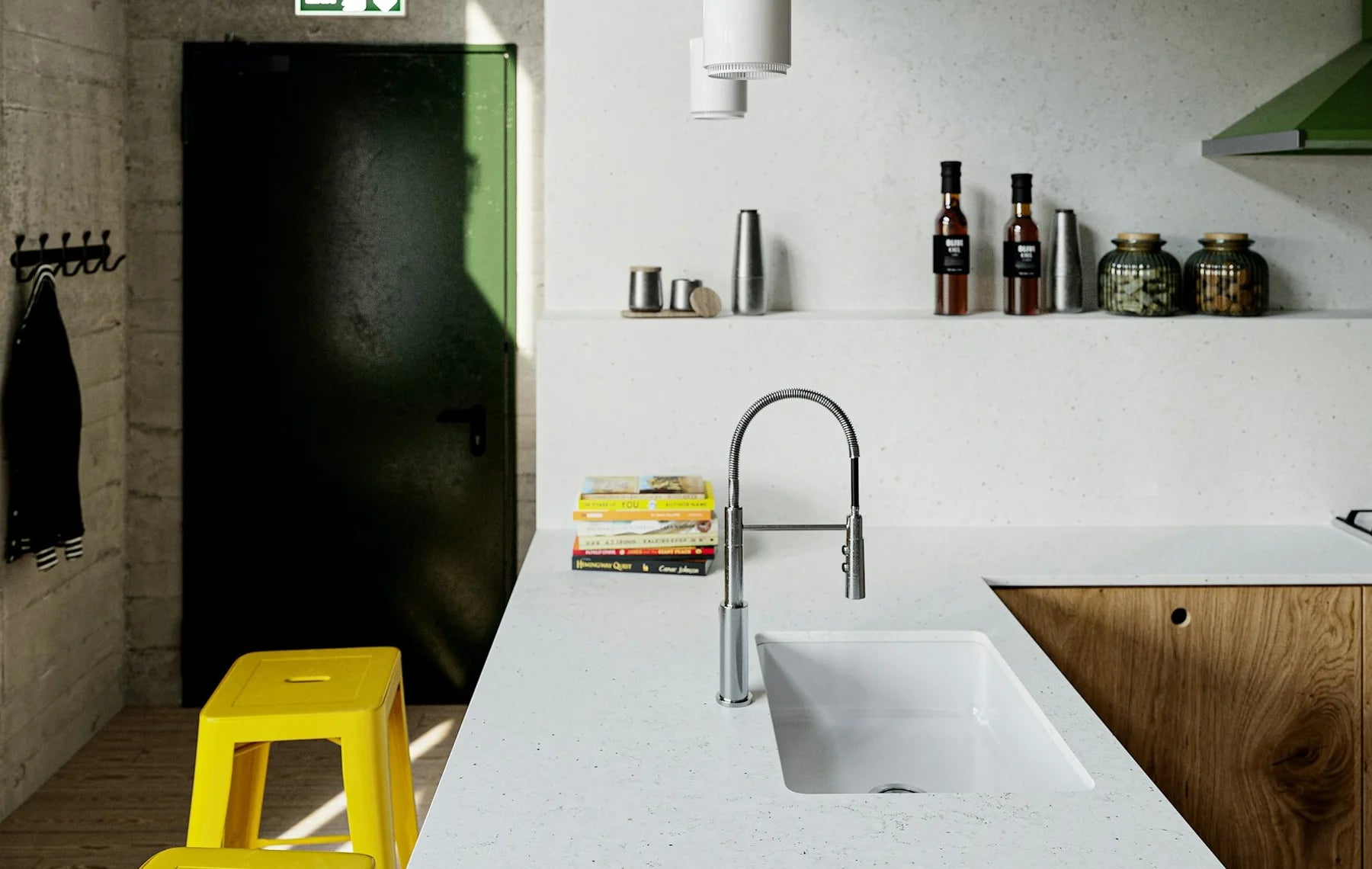 Plan de travail Silestone Lime Delight - cuisine