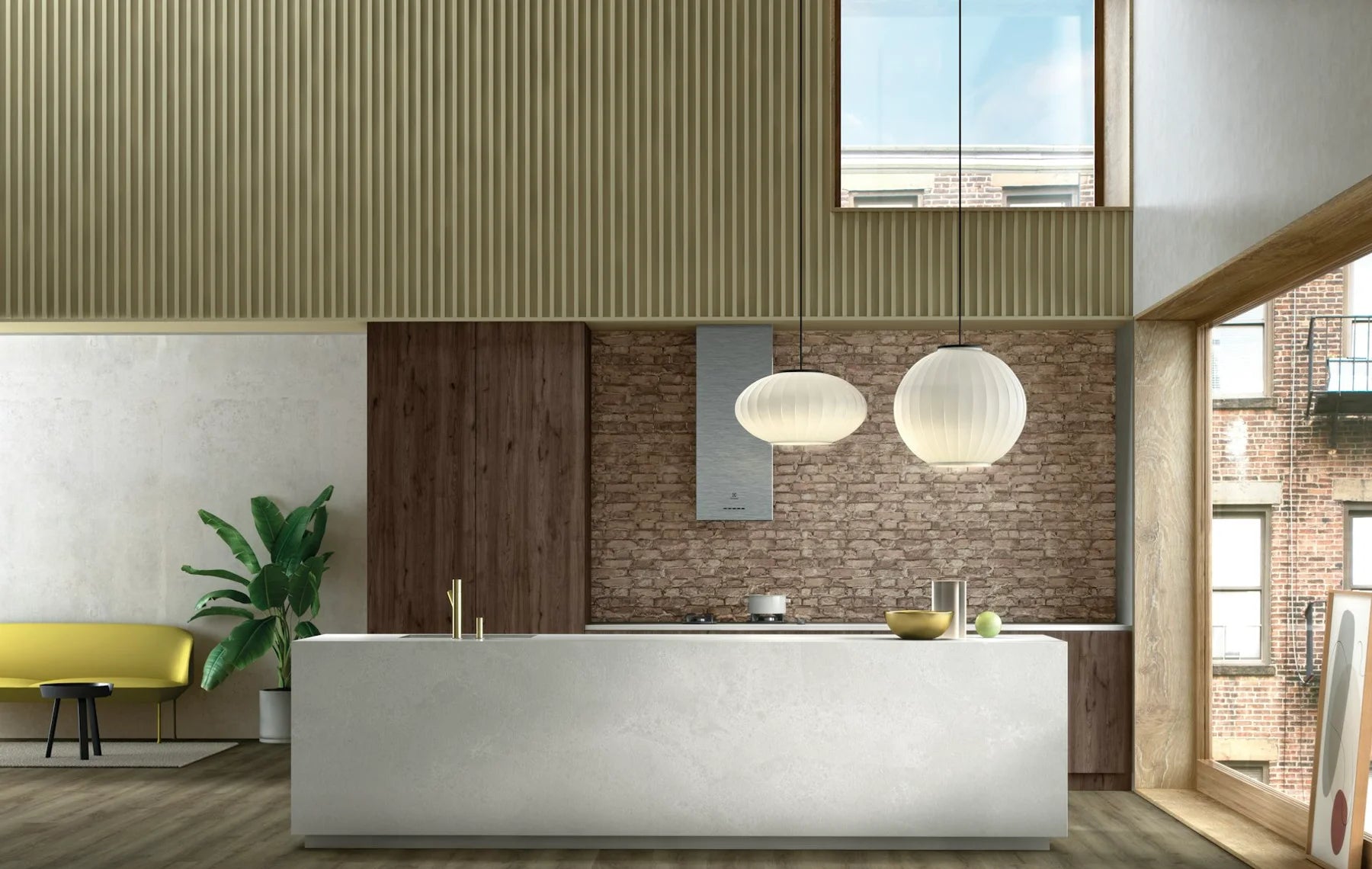 Plan de travail Silestone Nolita - îlot de cuisine