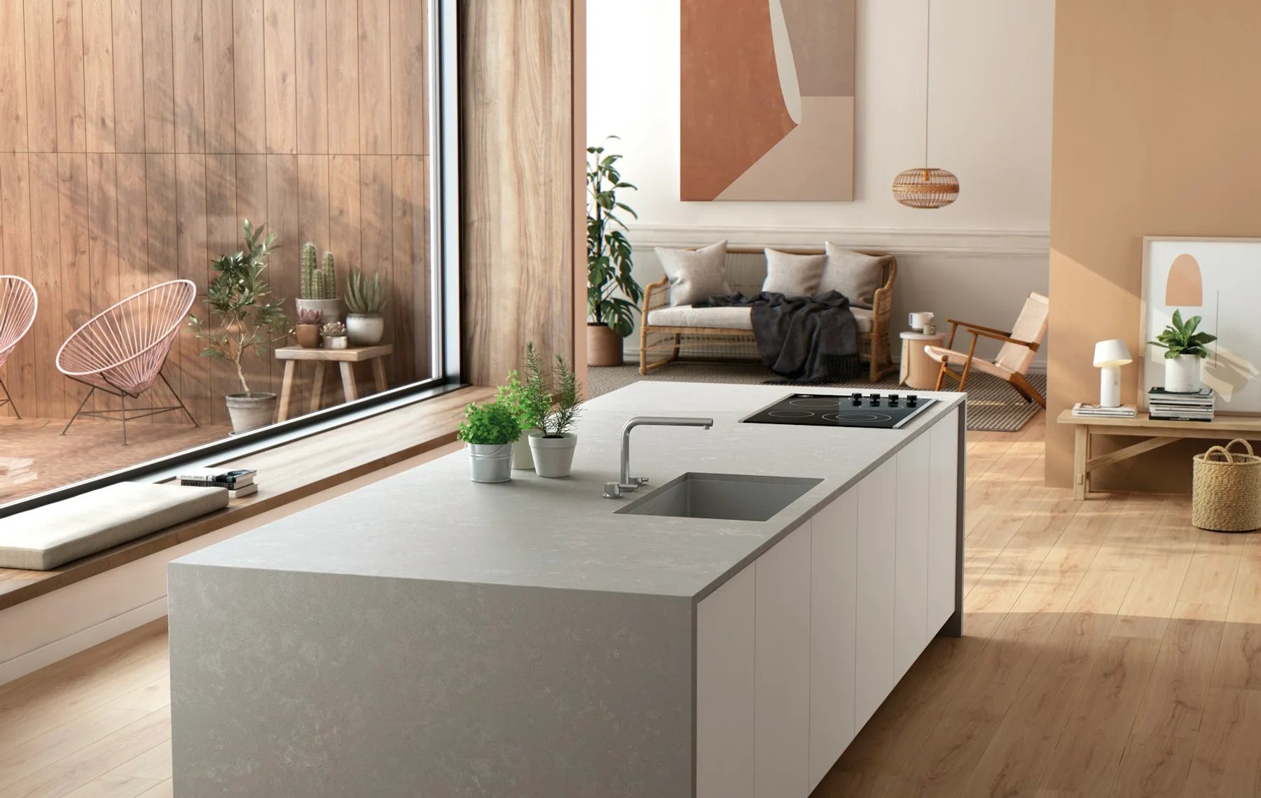 Plan de travail Silestone Poblenou - cuisine