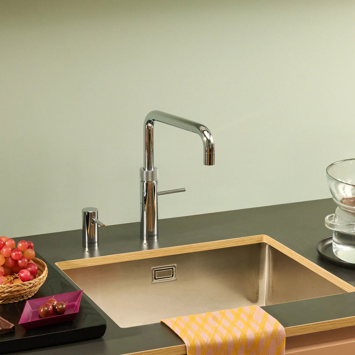 Quooker Fusion Square finition Chromé — robinet eau bouillante 100 °C