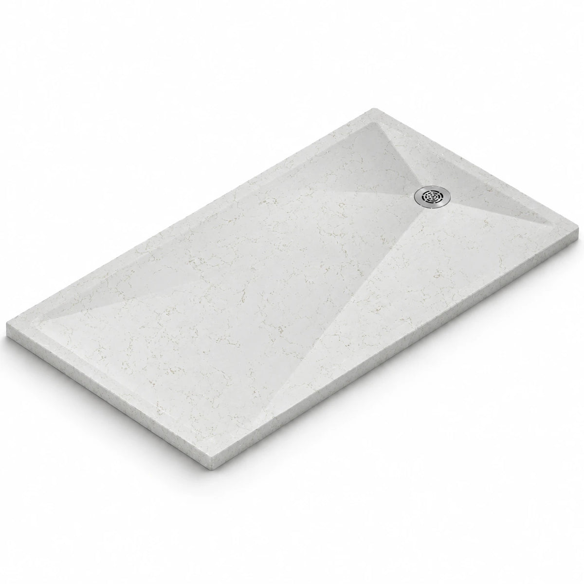 Receveur de douche Silestone Exelis Halcyon — rendu de présentation