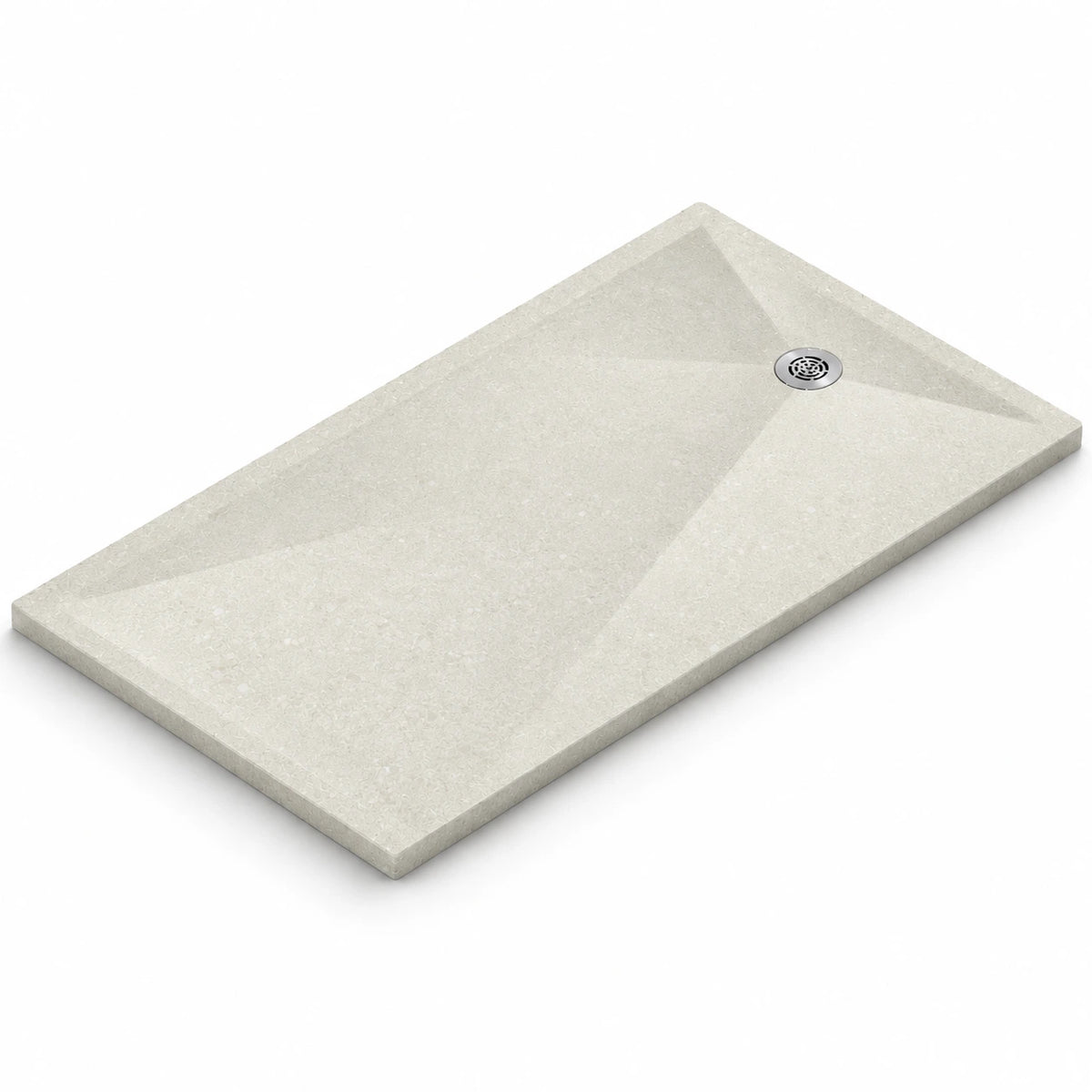 Receveur de douche Silestone Exelis Yukon — rendu de présentation