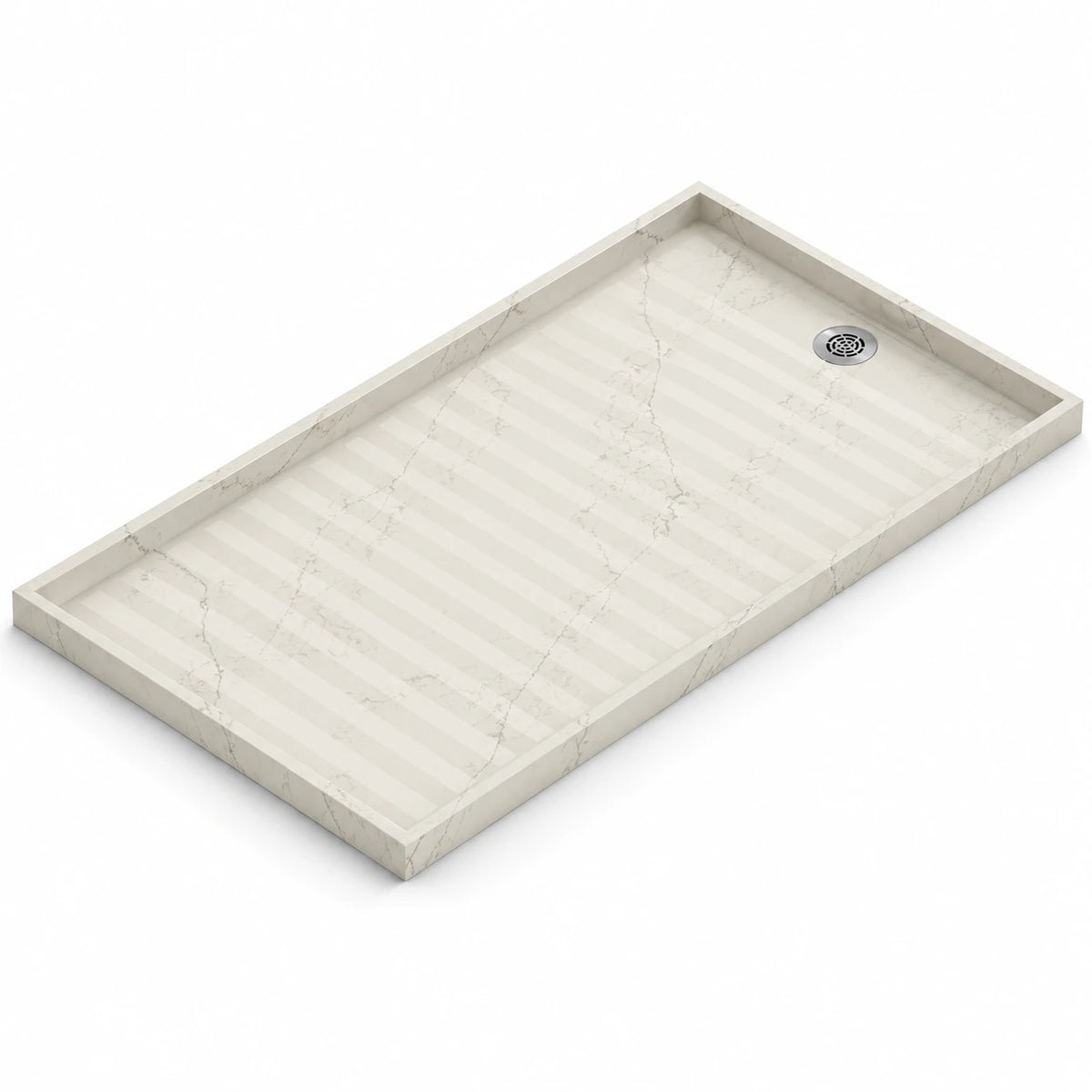 Receveur de douche Silestone Kador Suite Siberian — rendu de présentation