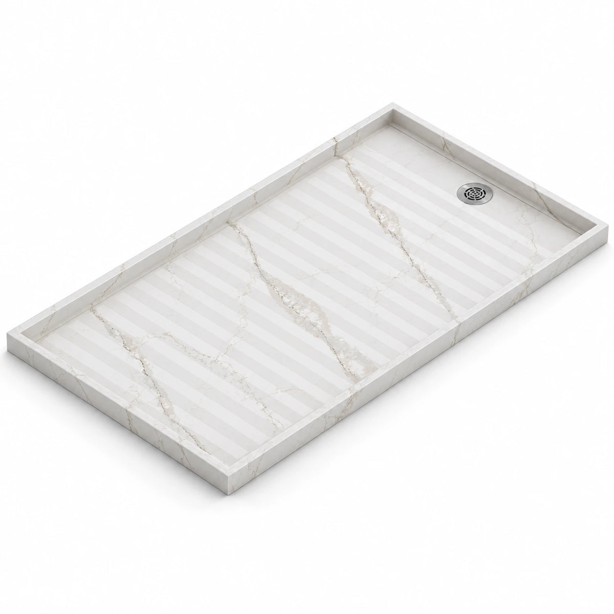 Receveur de douche Silestone Kador Suite Toscana Cream — rendu de présentation