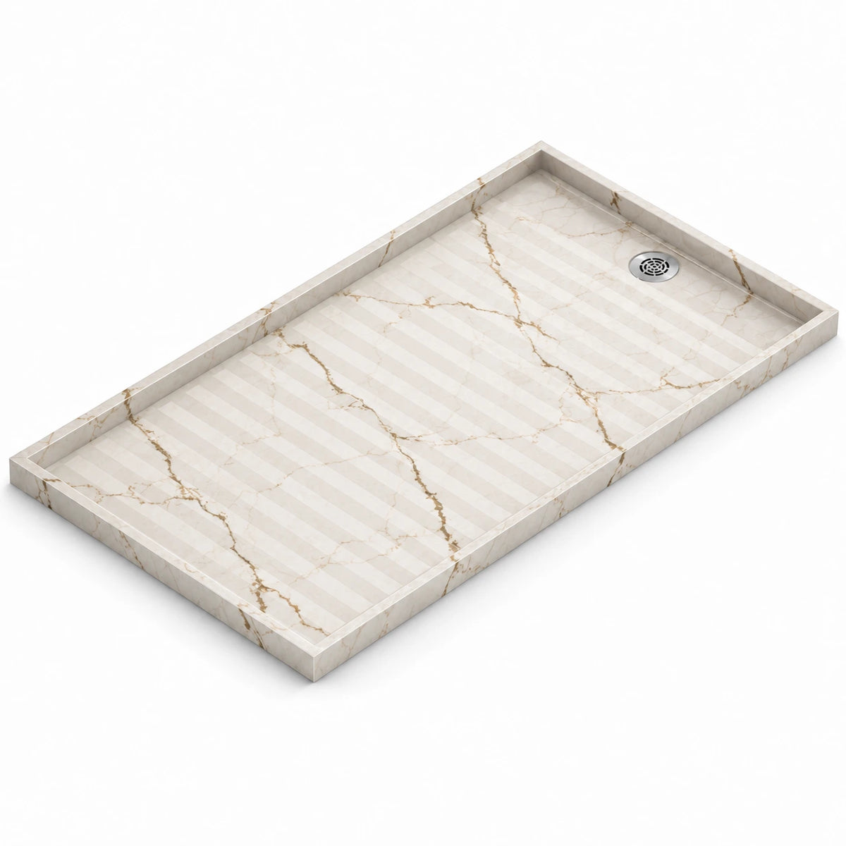 Receveur de douche Silestone Kador Suite Versailles Ivory — rendu de présentation