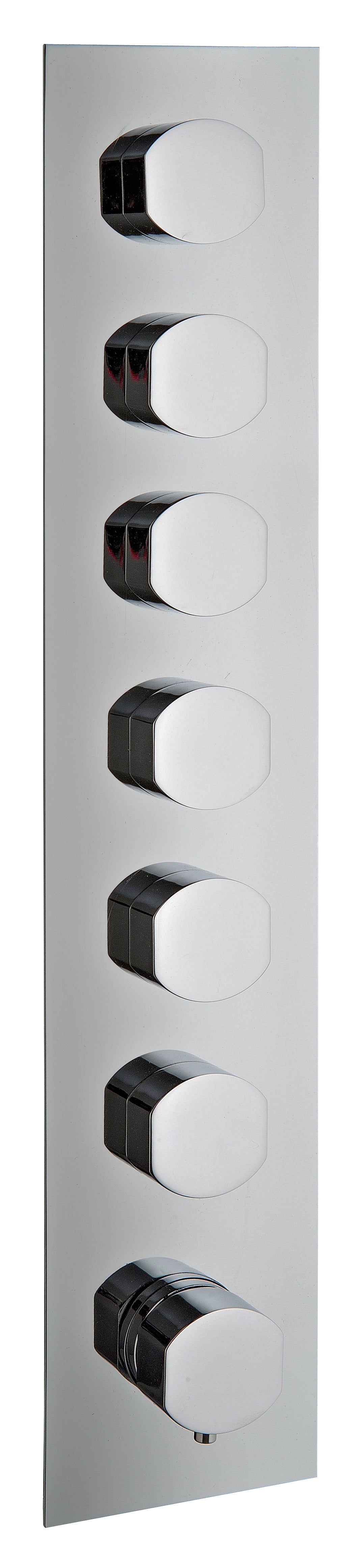 Thermostatique à encastrer avec 6 sorties — Treemme Hedò — CC — RWIT7264CC33