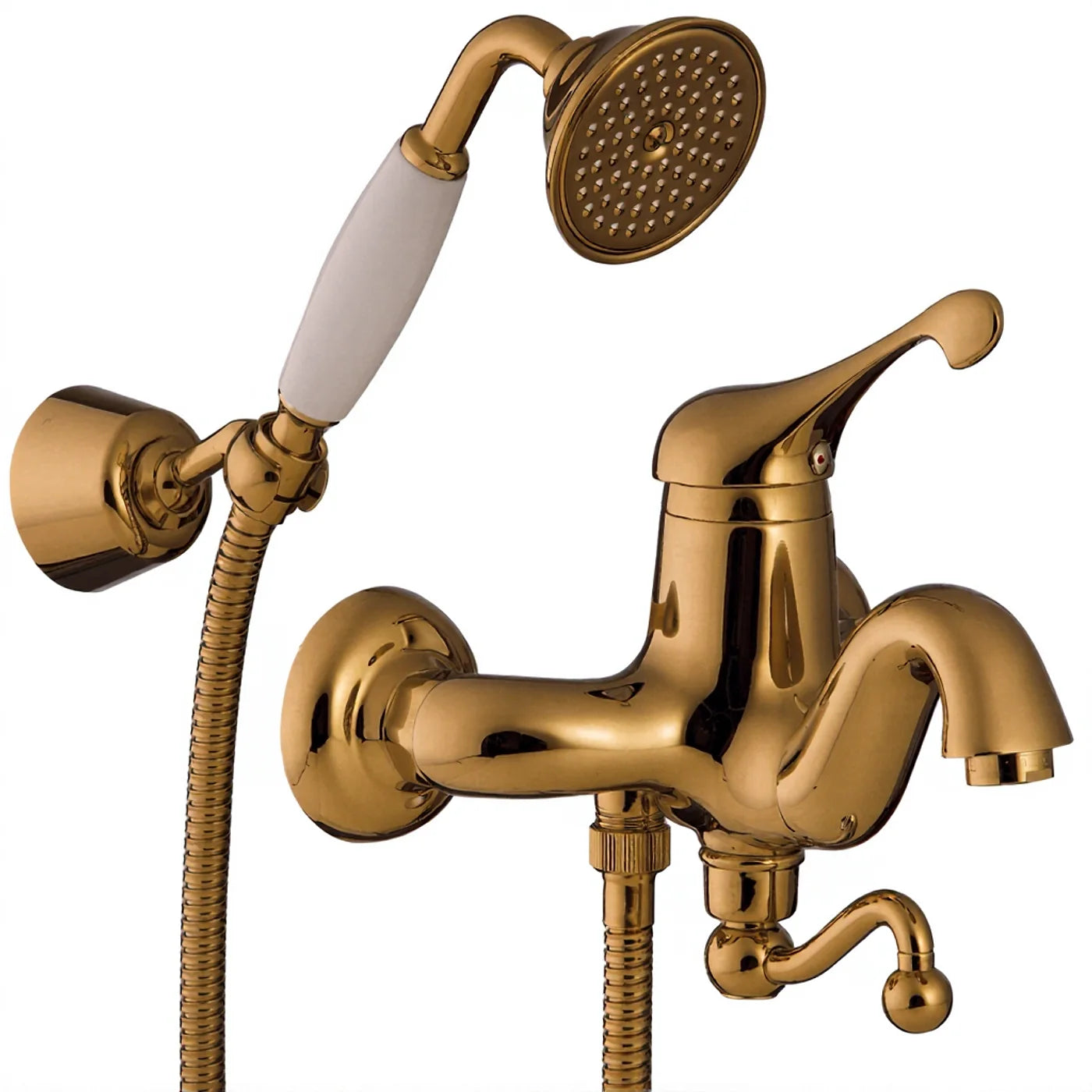 Mitigeur bain/douche apparent - Treemme Piccadilly - IT 2100 CC PY ZZ - Or brossé (DZ)