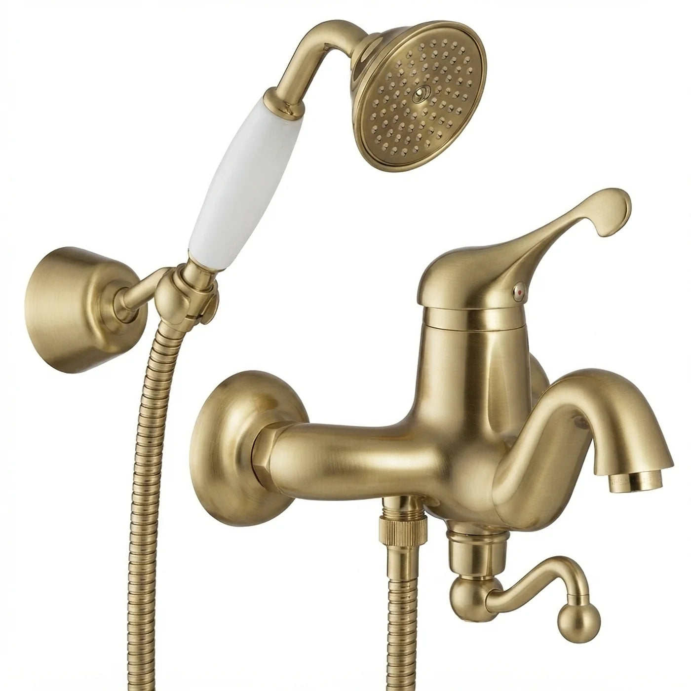 Mitigeur bain/douche apparent - Treemme Piccadilly - IT 2100 CC PY ZZ - Laiton brossé (UZ)