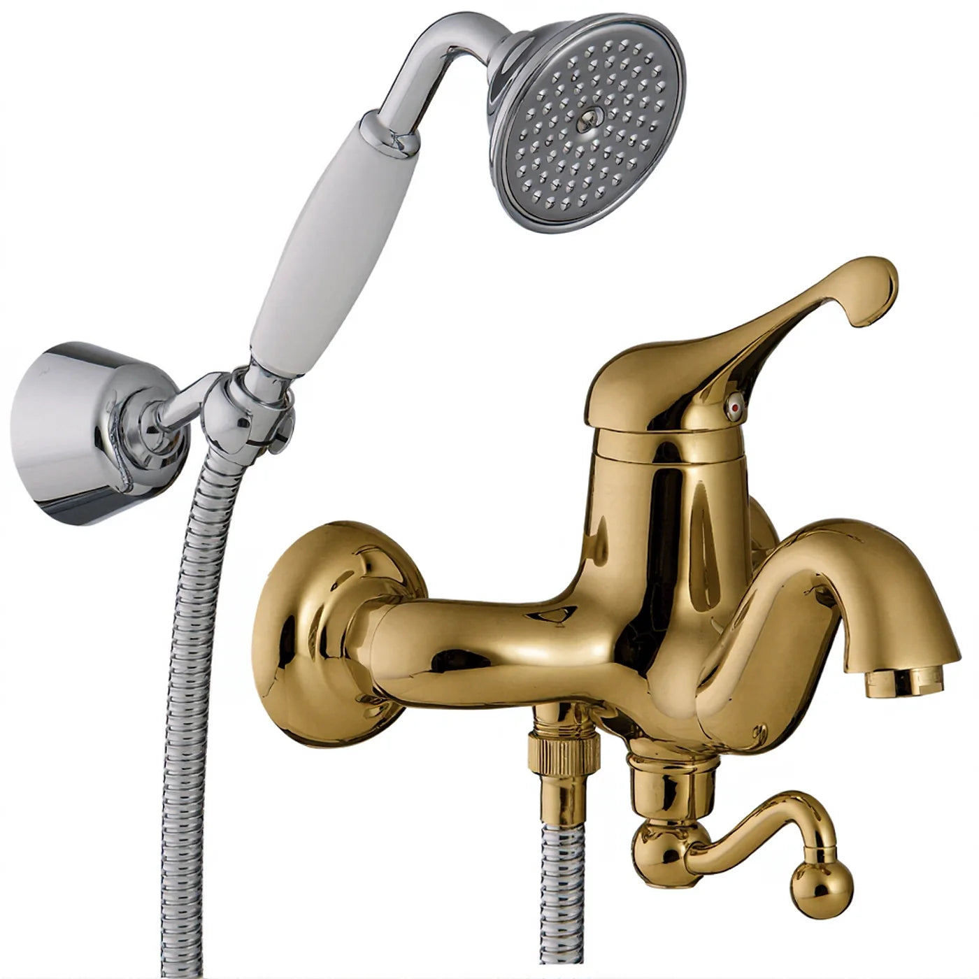 Mitigeur bain/douche apparent - Treemme Piccadilly - IT 2100 CC PY ZZ - Laiton brossé (UZ)