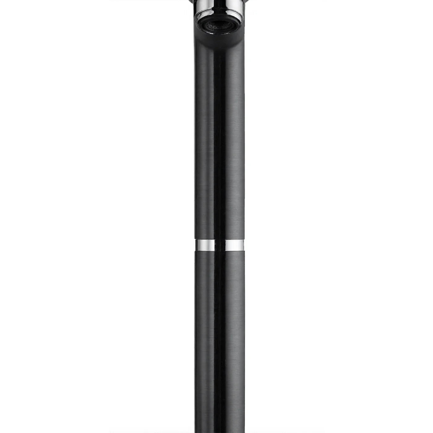 "DIMENSIONS SUR MESURE" - Treemme Robinet électronique - IT 6576 CC ZZ YY - Noir chromé brossé (CZ)