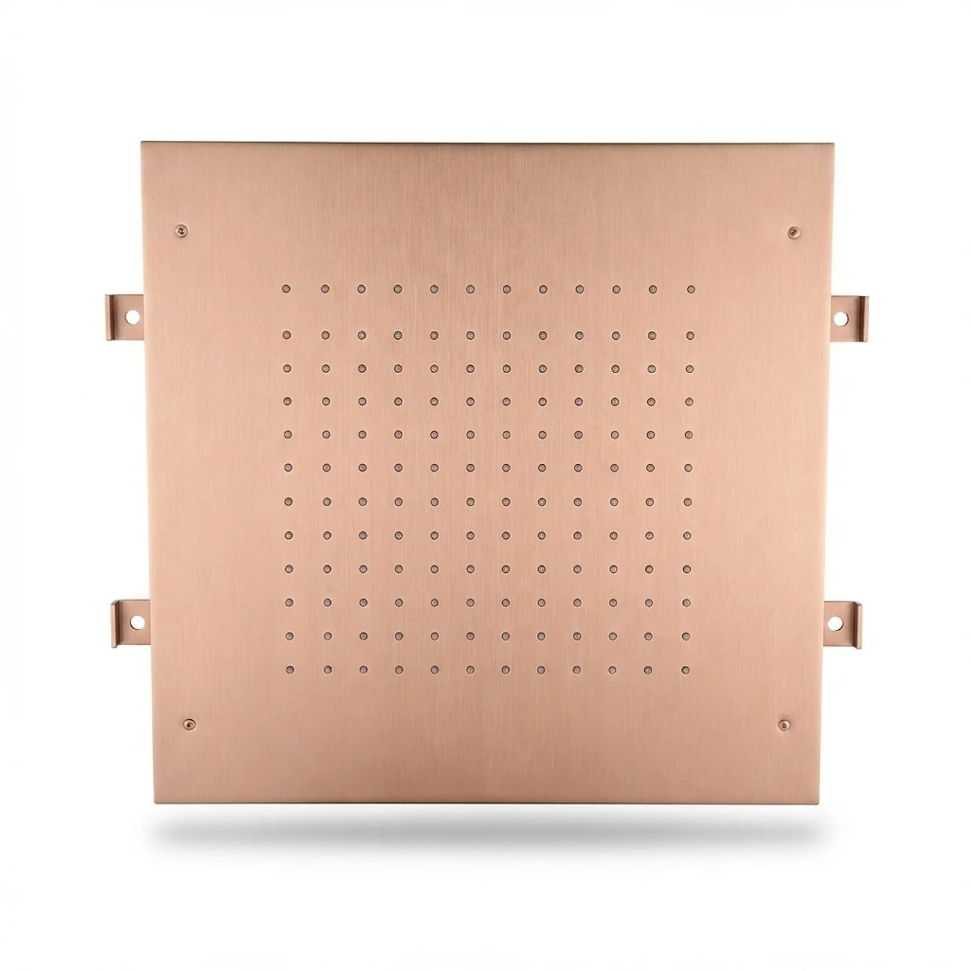 Douche de tête à encastrer, fixation au plafond - Treemme Shower and Thermostatic - IT RTBR 300 CC - Or rose brossé (SZ)