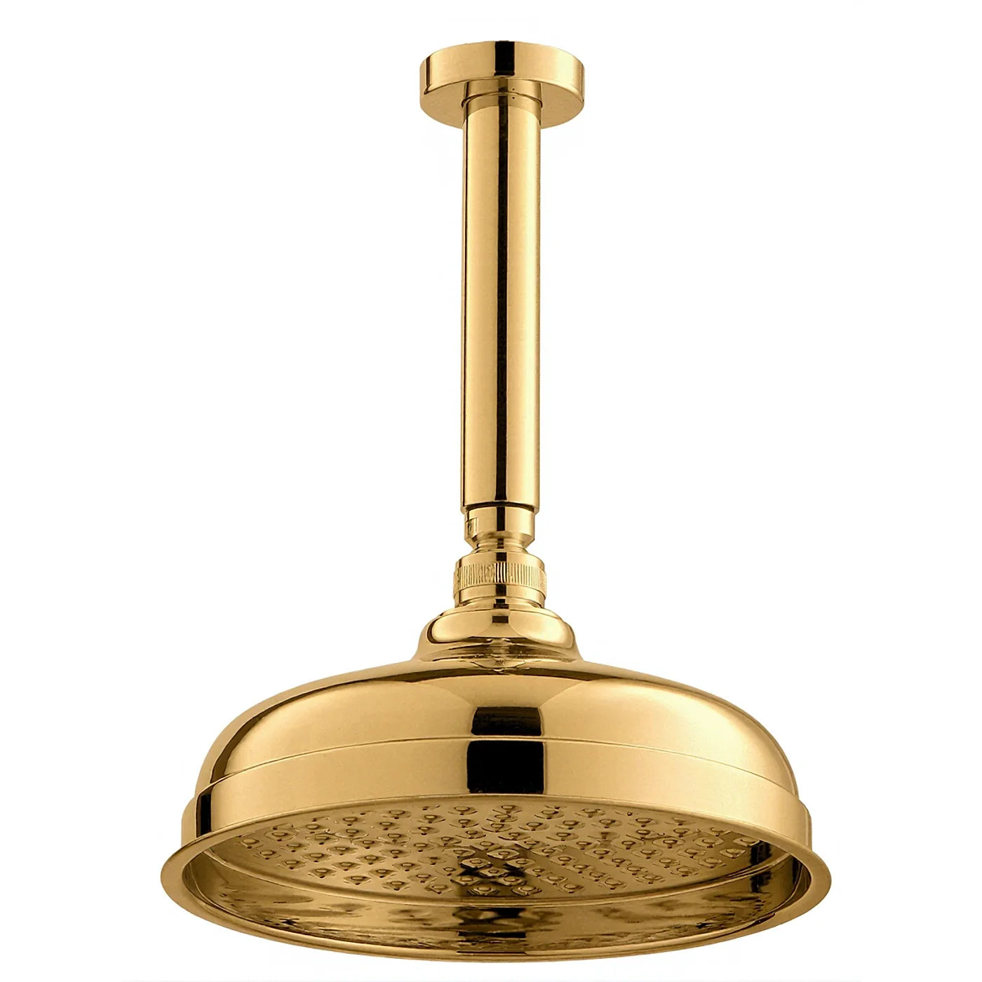 Douche de tête anticalcaire avec bras au plafond - Treemme Old Italy - IT 0452 CC ZZ ZZ - Or 24 (DD)