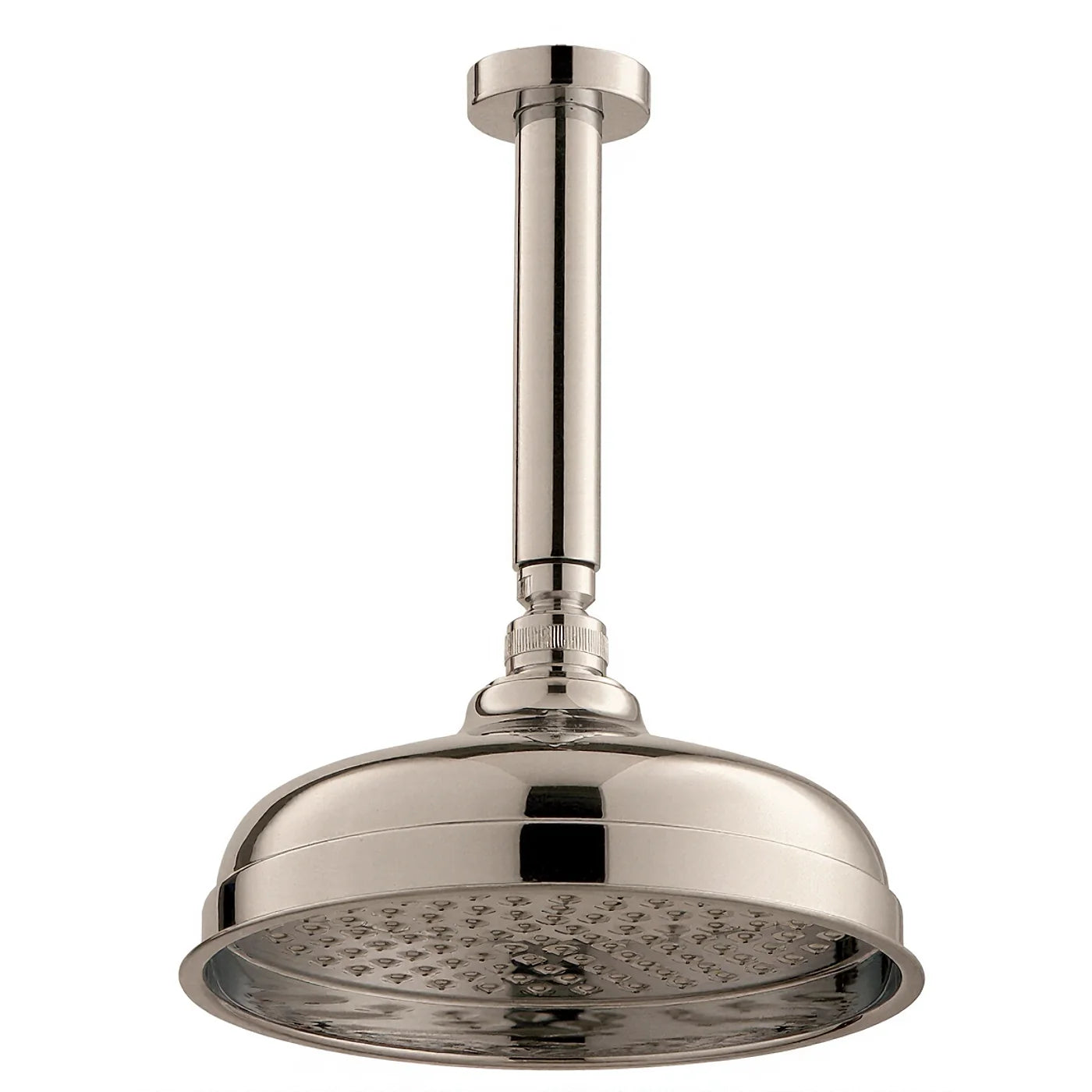 Douche de tête anticalcaire avec bras au plafond - Treemme Old Italy - IT 0452 CC ZZ ZZ - Nickel poli (NL)
