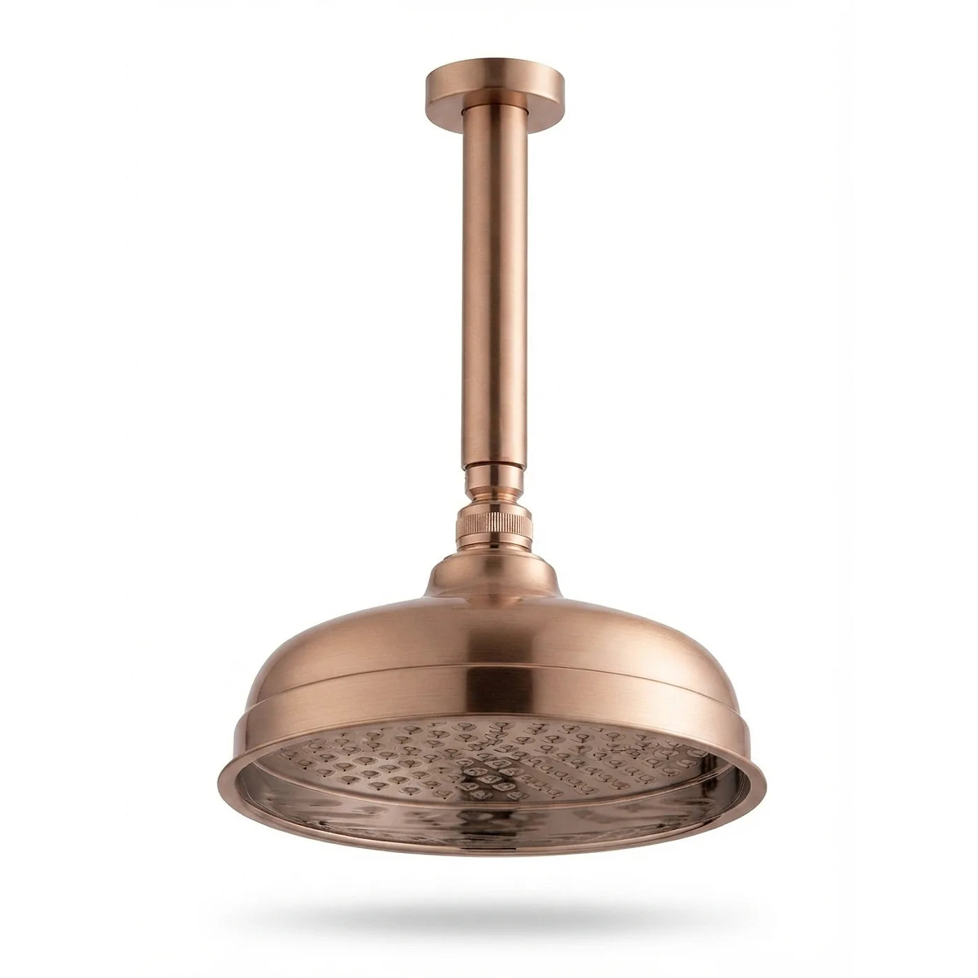Douche de tête anticalcaire avec bras au plafond - Treemme Old Italy - IT 0452 CC ZZ ZZ - Or rose brossé (SZ)