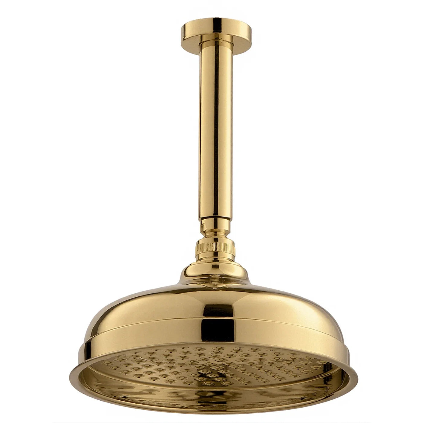 Douche de tête anticalcaire avec bras au plafond - Treemme Old Italy - IT 0452 CC ZZ ZZ - Laiton brossé (UZ)
