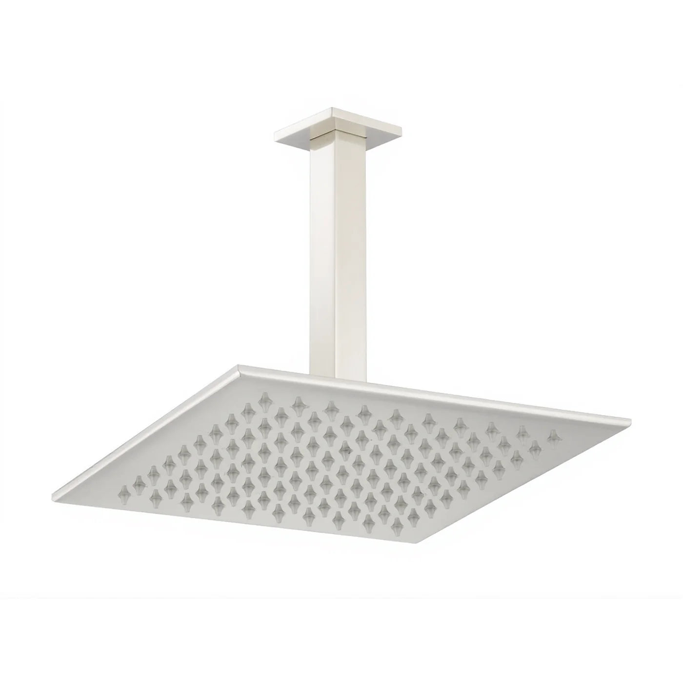 Douche de tête anticalcaire avec bras au plafond - Treemme Q30 - IT 0496 CC ZZ ZZ - Blanc opaque (BB)