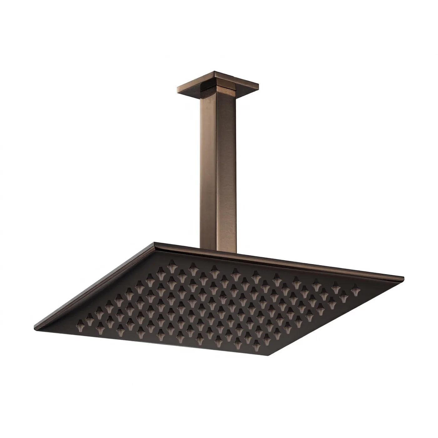 Douche de tête anticalcaire avec bras au plafond - Treemme Q30 - IT 0496 CC ZZ ZZ - Noir chromé poli (HH)