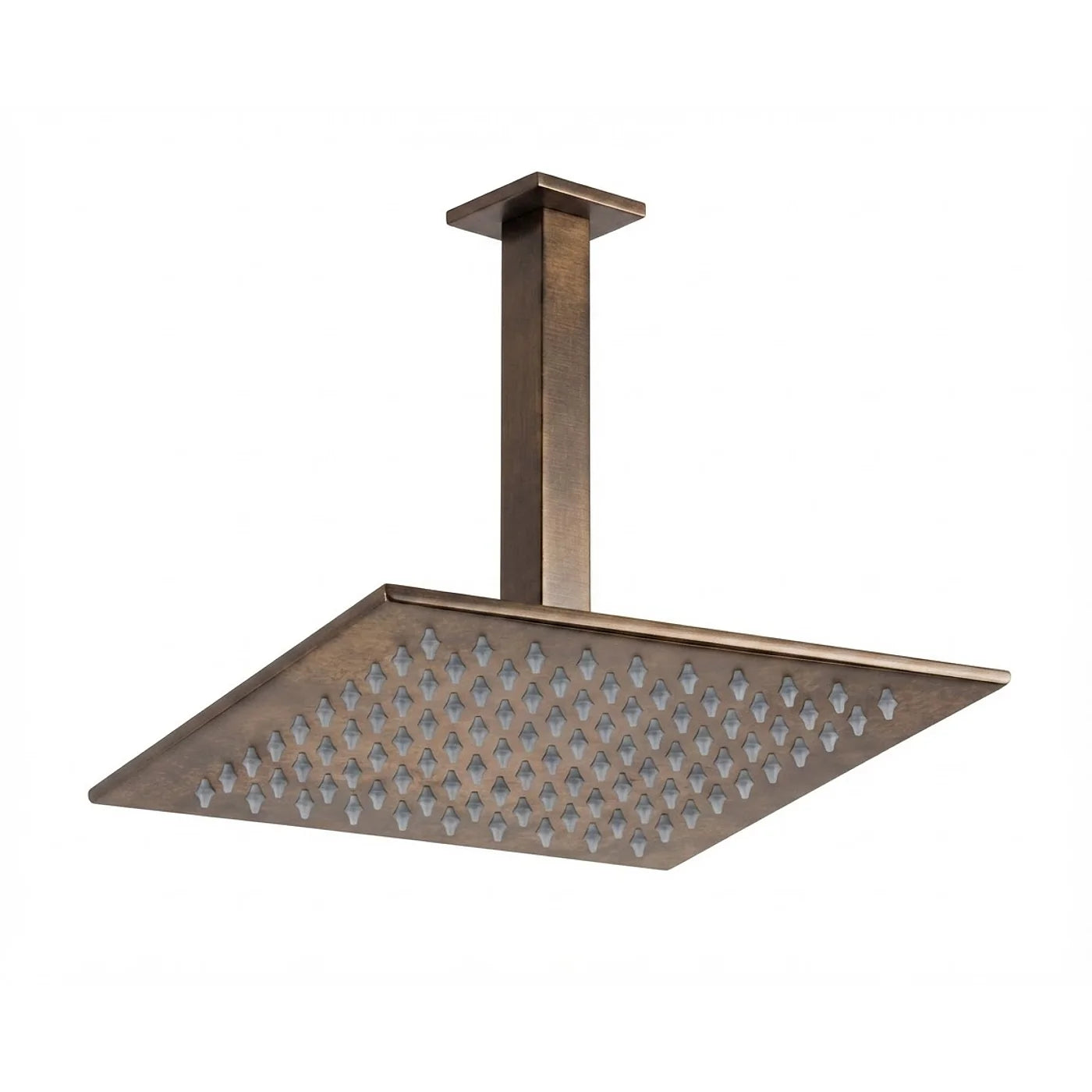 Douche de tête anticalcaire avec bras au plafond - Treemme Q30 - IT 0496 CC ZZ ZZ - Oxydé (KK)
