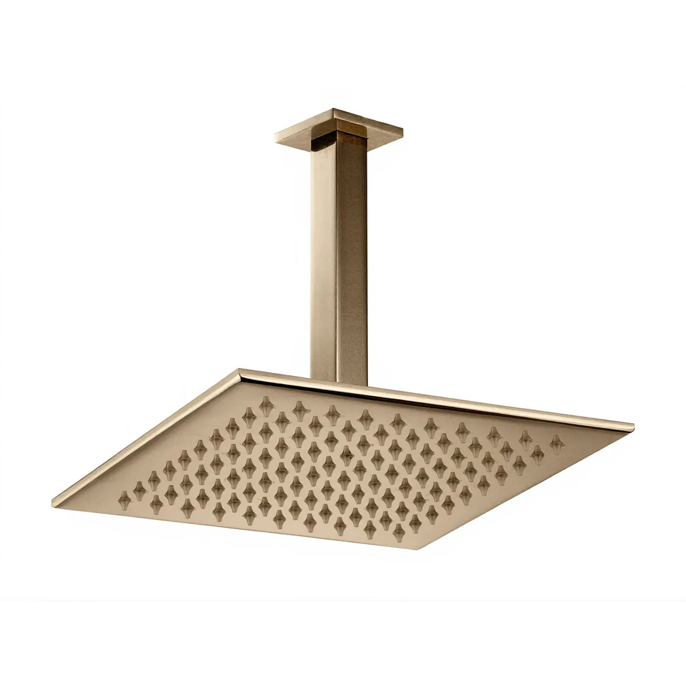Douche de tête anticalcaire avec bras au plafond - Treemme Q30 - IT 0496 CC ZZ ZZ - Nickel brossé (NF)