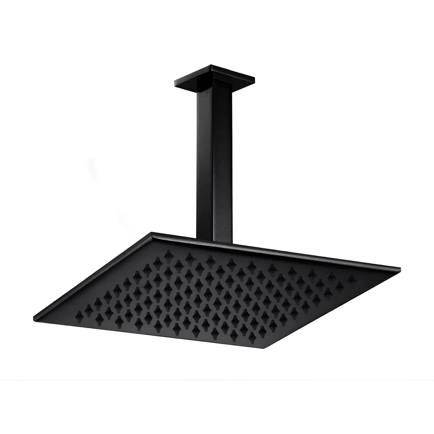 Douche de tête anticalcaire avec bras au plafond - Treemme Q30 - IT 0496 CC ZZ ZZ - Noir opaque (NN)