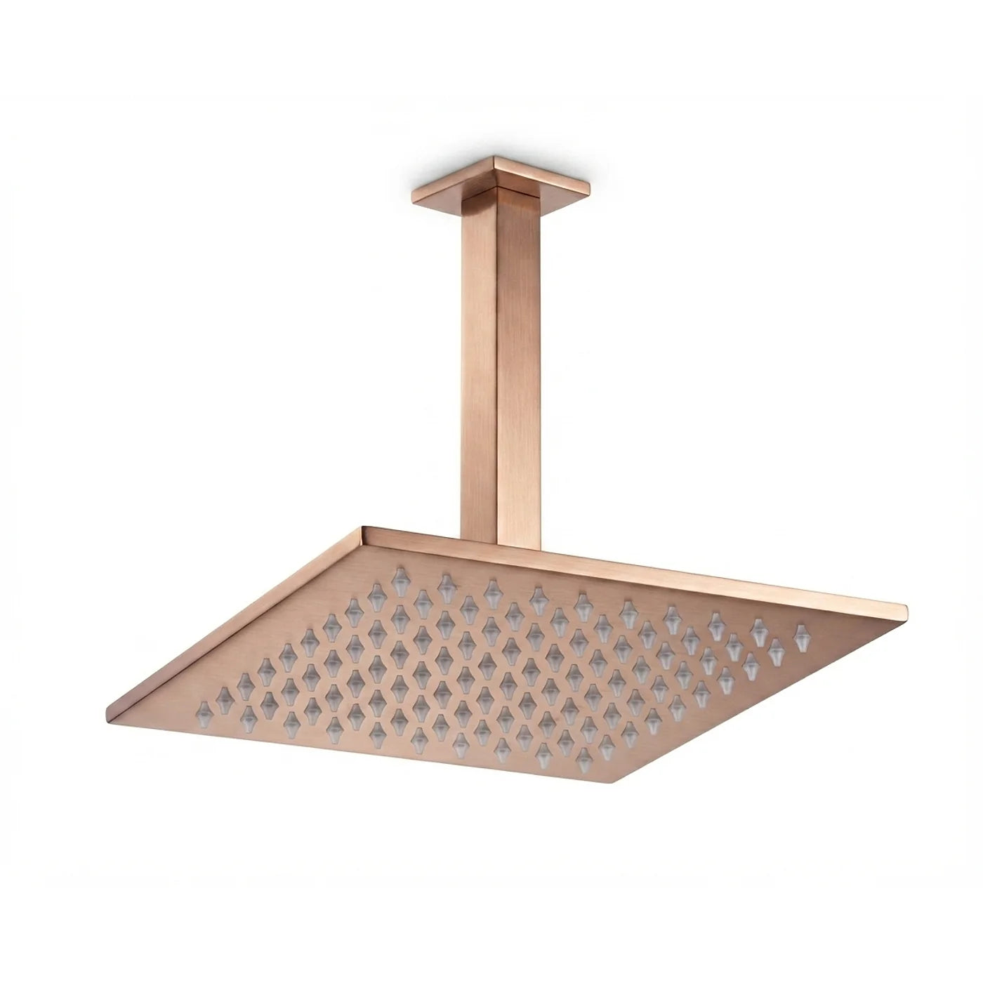 Douche de tête anticalcaire avec bras au plafond - Treemme Q30 - IT 0496 CC ZZ ZZ - Or rose brossé (SZ)