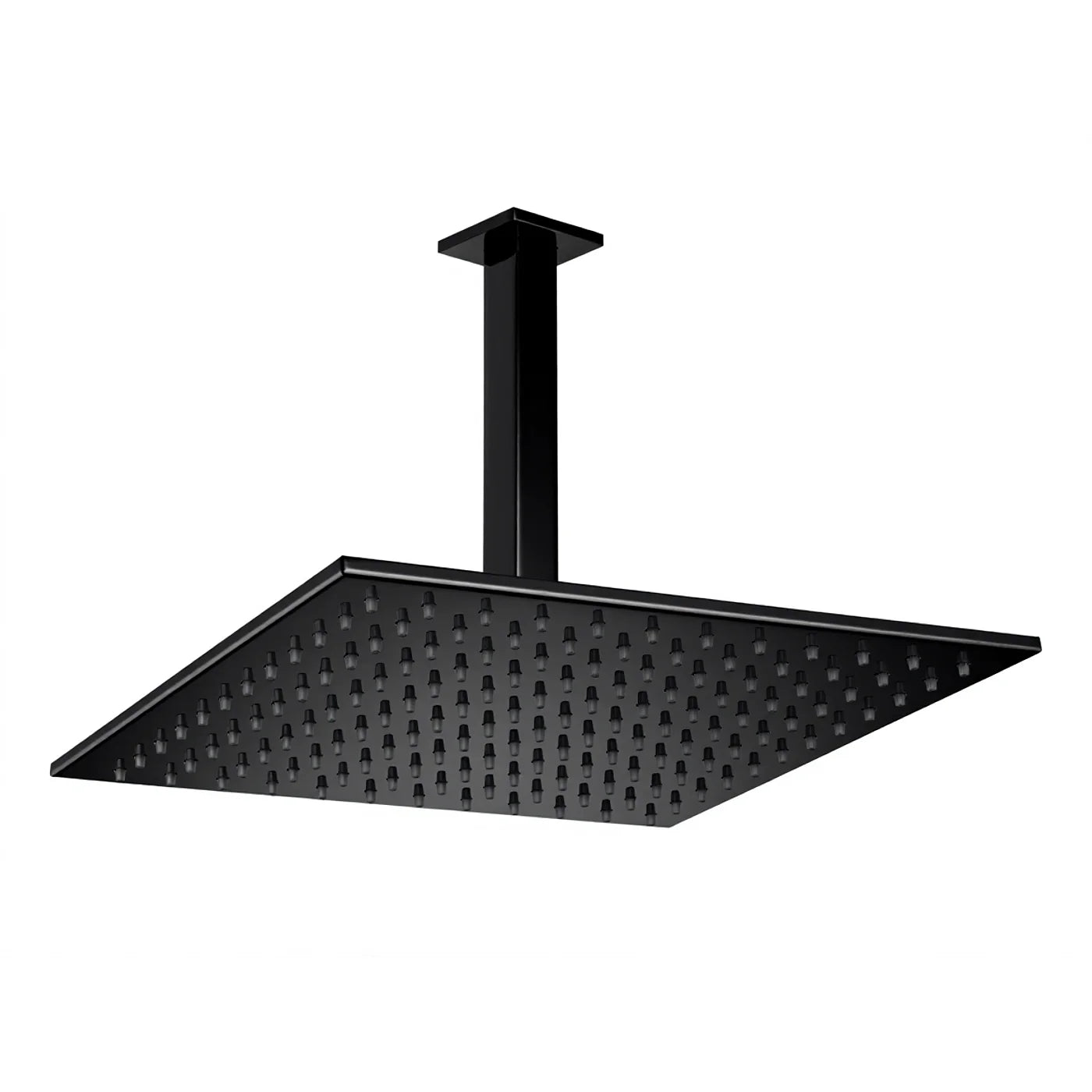 Douche de tête anticalcaire avec bras au plafond - Treemme Q30 - IT 6510 CC ZZ ZZ - Noir chromé poli (HH)