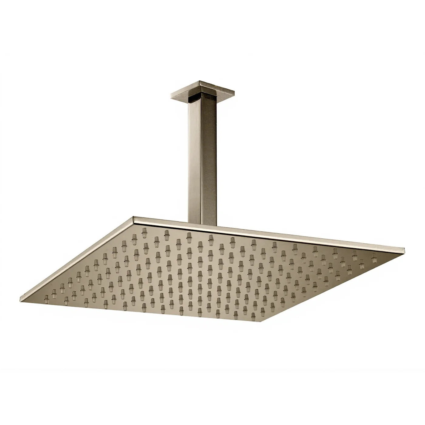 Douche de tête anticalcaire avec bras au plafond - Treemme Q30 - IT 6510 CC ZZ ZZ - Nickel brossé (NF)