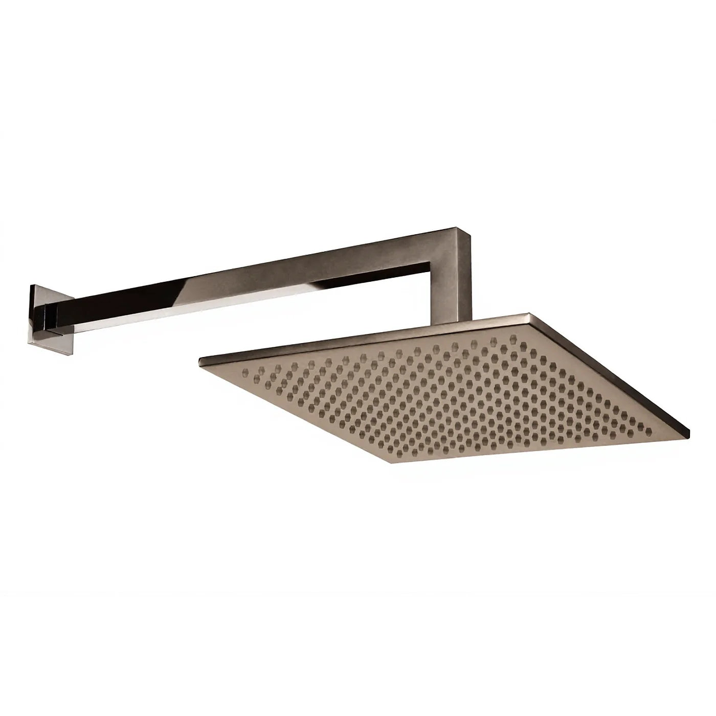 Douche de tête anticalcaire avec bras mural - Treemme Shower and Thermostatic - IT 0486 CC ZZ ZZ - Noir chromé brossé (CZ)
