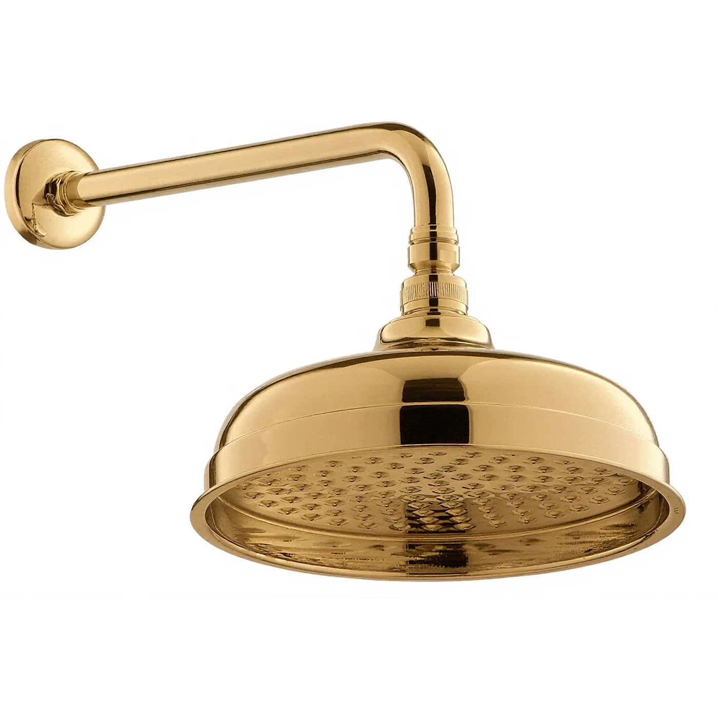 Douche de tête anticalcaire avec bras mural - Treemme Old Italy - IT 0495 CC ZZ ZZ - Or 24 (DD)