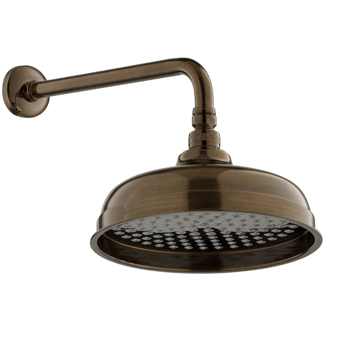 Douche de tête anticalcaire avec bras mural - Treemme Old Italy - IT 0495 CC ZZ ZZ - Bronze brossé (US)