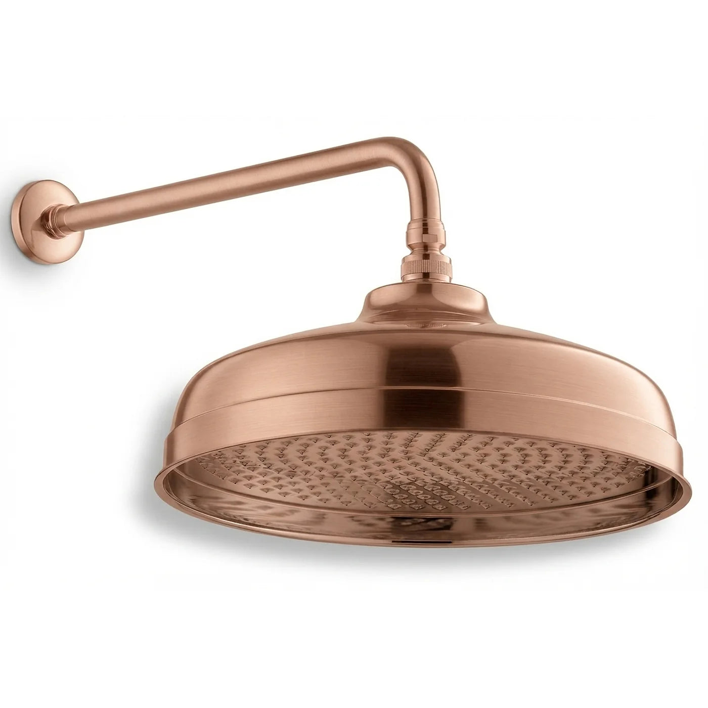 Douche de tête anticalcaire avec bras mural - Treemme Old Italy - IT 0497 CC ZZ ZZ - Or rose brossé (SZ)