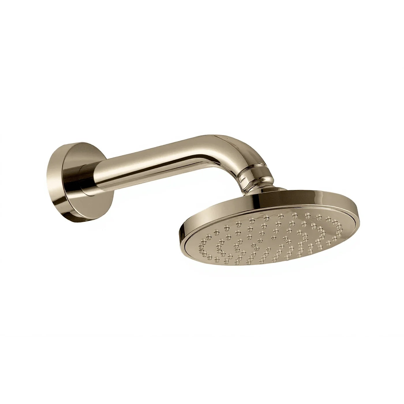 Douche de tête anticalcaire avec bras mural - Treemme X-change mono - IT 6570 CC ZZ ZZ - Nickel brossé (NF)