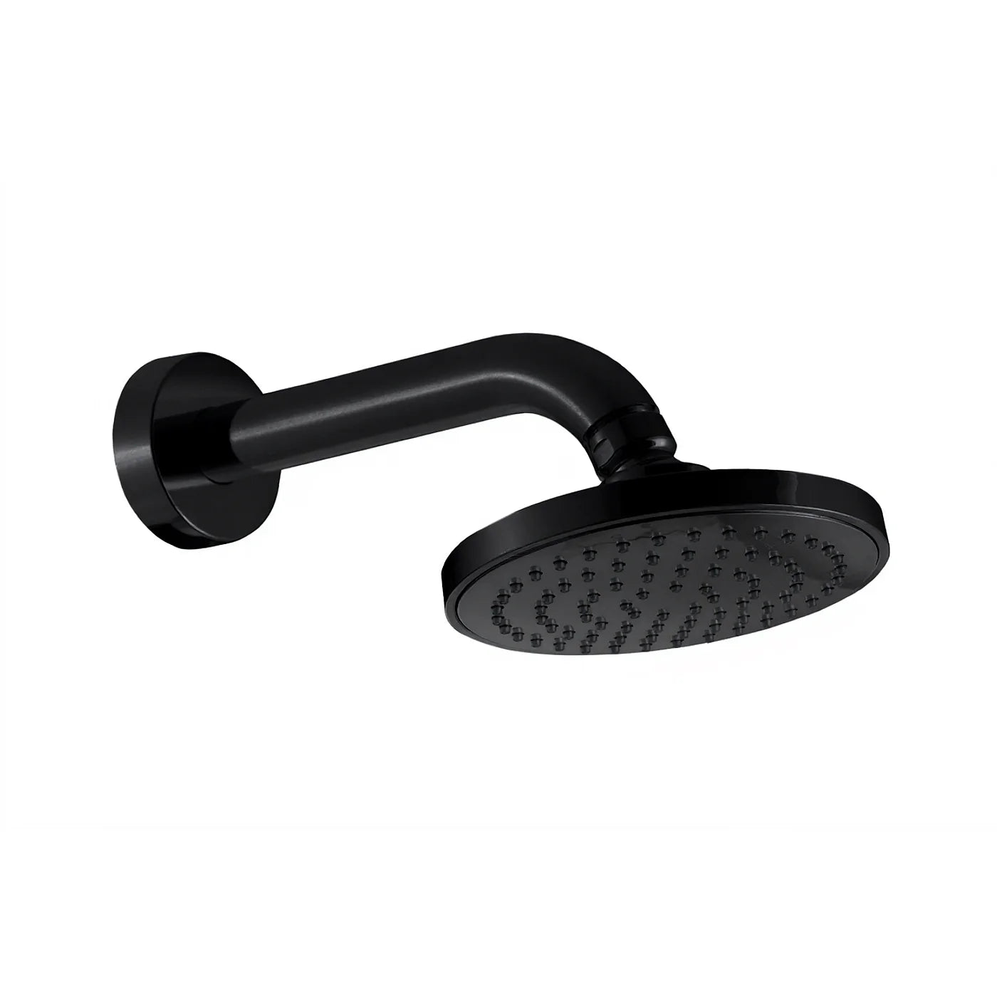 Douche de tête anticalcaire avec bras mural - Treemme X-change mono - IT 6570 CC ZZ ZZ - Noir opaque (NN)